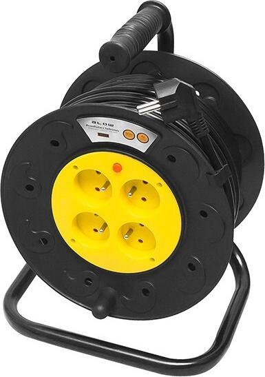 Immagine prodotto Blow Stromverlängerungskabel PR-61 4 Steckdosen 50m Trommel PVC (50 m, 2.50 mm².)