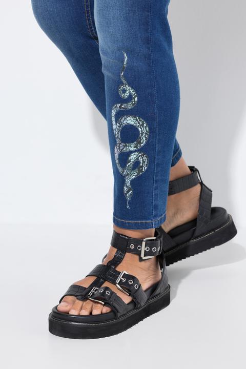 Produktbild Angel of Style Jeans, Schlangenprint, 5-Pocket (50)
