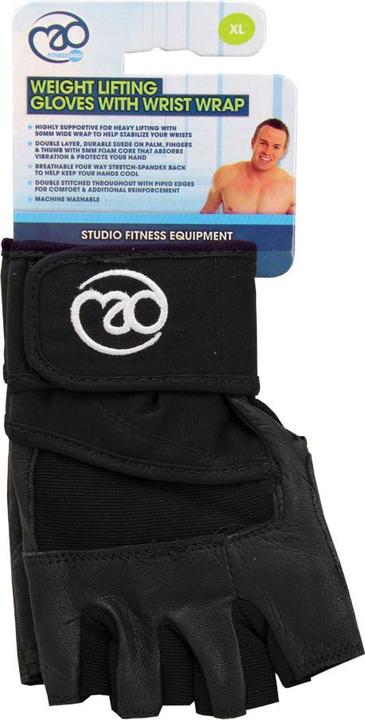 Immagine prodotto Fitness Mad Adulto Unisex Pelle Guanti per Sollevamento Pesi (S)