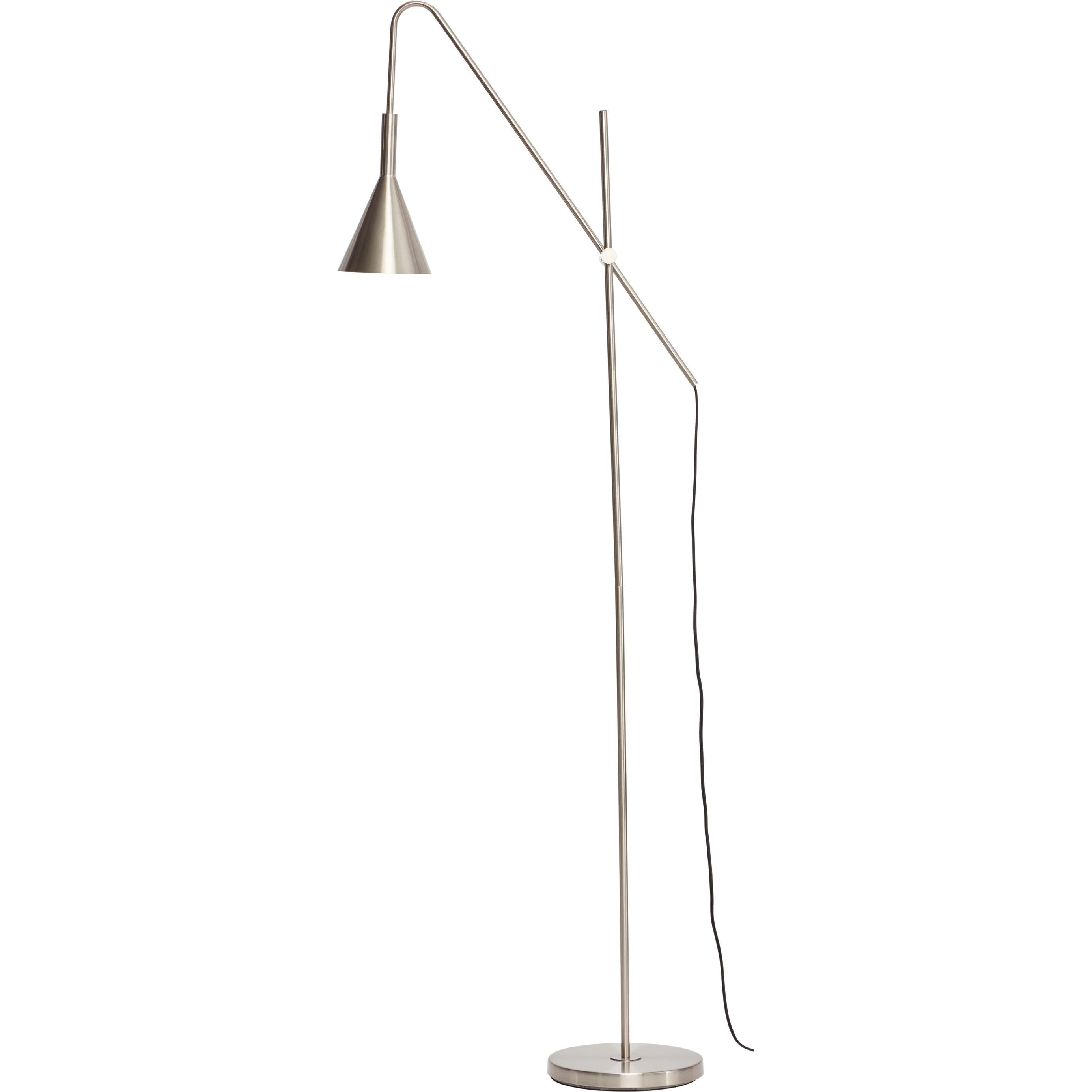 Hübsch, Stehlampe, Rope Stehleuchte Nickel (E27)