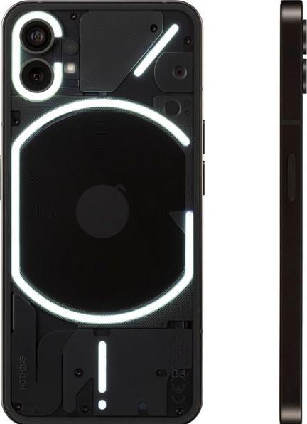 Actual product image Nothing Phone (1) (8GB) (256 GB, Black, 6.55", Dual SIM, 50 Mpx, 5G)