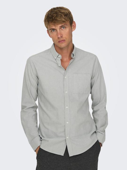 Produktbild Only & Sons Slim Fit Button-Down Kragen Hemd Oxford Hemd (XXL)