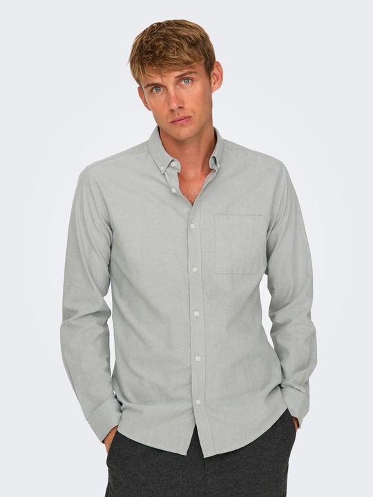 Image du produit Only & Sons Slim Fit Button-Down Col Chemise Oxford (XXL)