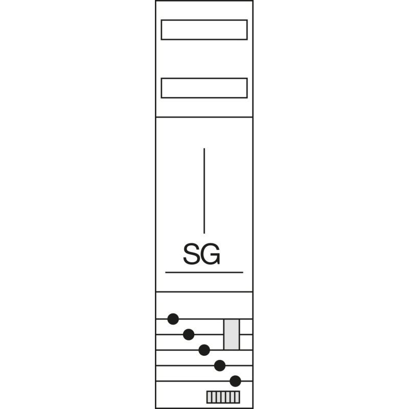 Thumbnail - Hager, Systemstromversorgung, Komplettfeld ZH32U5N TRE 1feldrig 1050mm