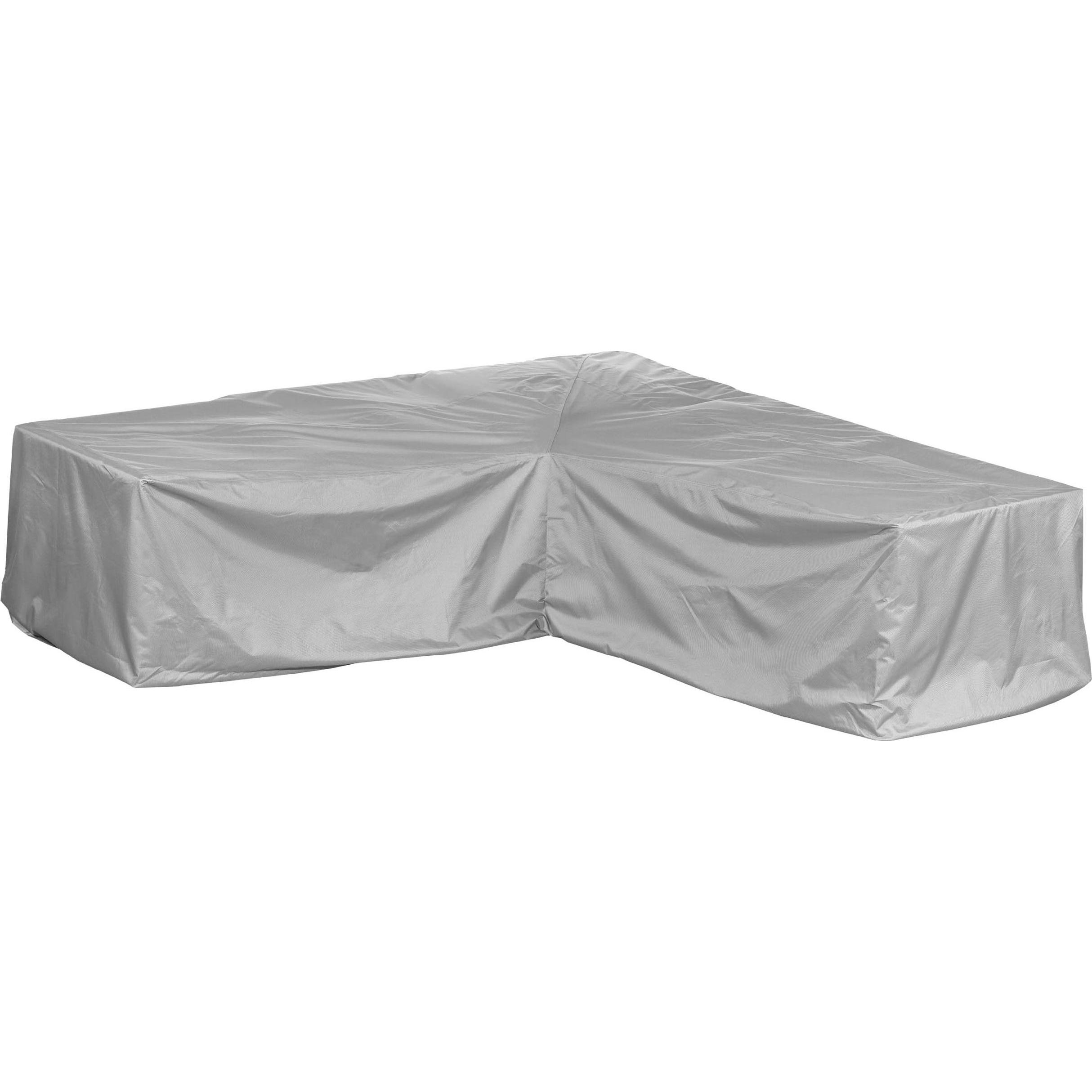 Mehr Garten, Wetterschutzhülle, Schutzhülle für Gartenecksofa 237 x 237 x 80 cm gewebtes Polyester PERMATEX von