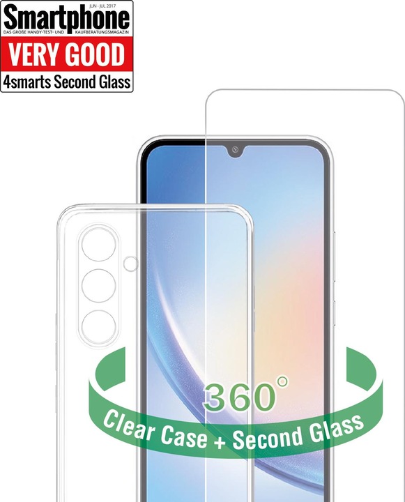Actual product image 4smarts 360° Protection Set (1 Piece, Samsung Galaxy S23 FE)