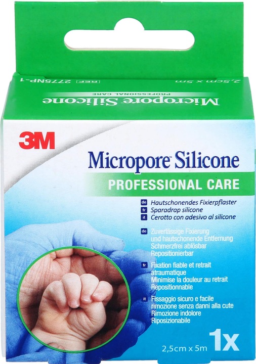 Actual product image Micropore Fixation plaster Silicone Professional Care (1 x)
