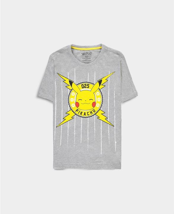 Actual product image Pokémon Funny Pika Men's Core Short Sleeved Tshirt (XL)