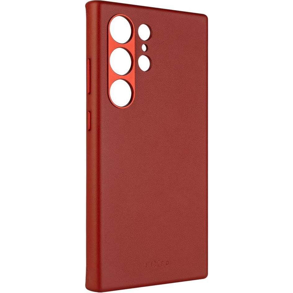 Fixed MagLeather für Samsung Galaxy S24 Ultra (Samsung Galaxy S24 Ultra), Cover smartphone, Rosso