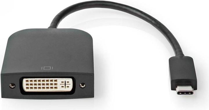 Actual product image Nedis USB-C™ Adapter | USB 3.2 Gen 1 | USB-C™ male | DVI-D 24+1-pin female | 1080p | 0.20 m | Run (DVI, 20 cm)