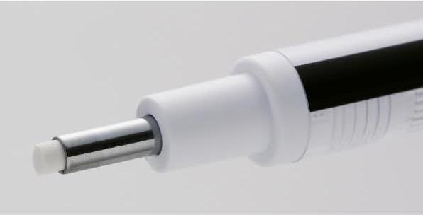 Actual product image Tombow Mono Zero Round Black/white/blu