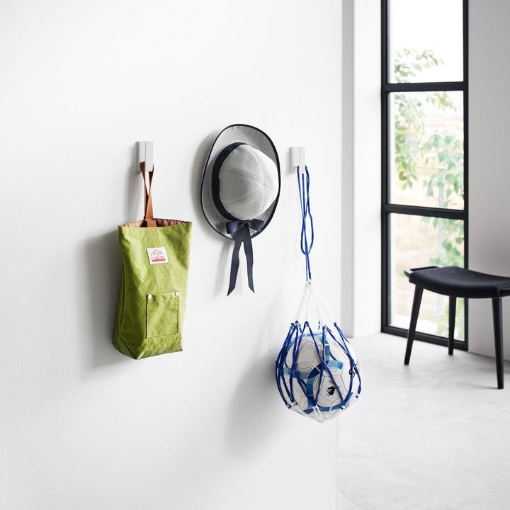 Actual product image Yamazaki Wall hooks (set of 3) TOWER