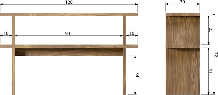 Actual product image Vtwonen Daily (72 x 120 x 30 cm)