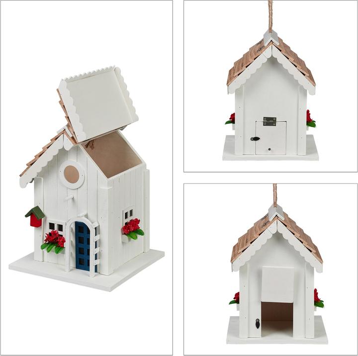 Actual product image Relaxdays Decorative bird house