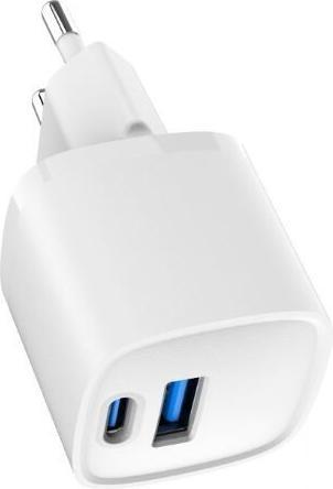 Image du produit Gembird TA-UC-PDQC20-W-01 Chargeur rapide USB 2 ports 20W (38 W)