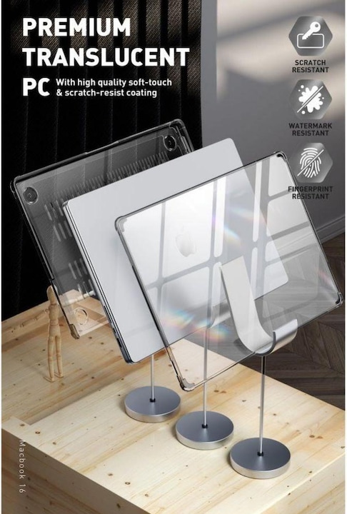 Produktbild Supcase Case UNICORN BEETLE CLEAR MACBOOK PRO 14 2021 Black (14.20", Apple)