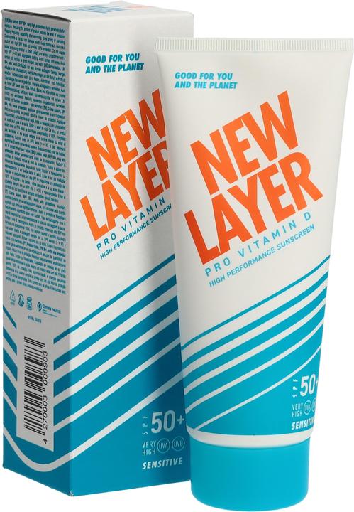 Actual product image New Layer Pro Vitamin D High Performance (Suntan cream, SPF 50+, 200 ml, 252 g)