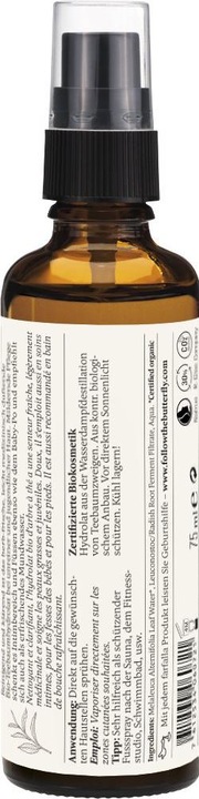 Produktbild Farfalla Bio-Pflanzenwasser Teebaum Spr 75 ml (Reinigungstücher, 75 ml)