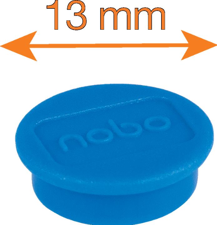 Produktbild Nobo Magnet rund 13mm 1915290 (assortiert) 10 Stück (10x)