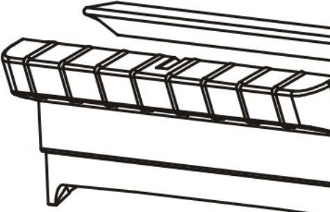 Zebra Front Bezel, Dispenser