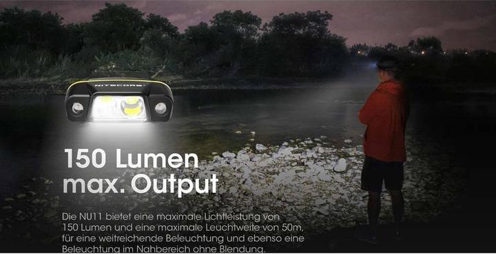 Actual product image Nitecore NU11 (5.91 cm, 150 lm)