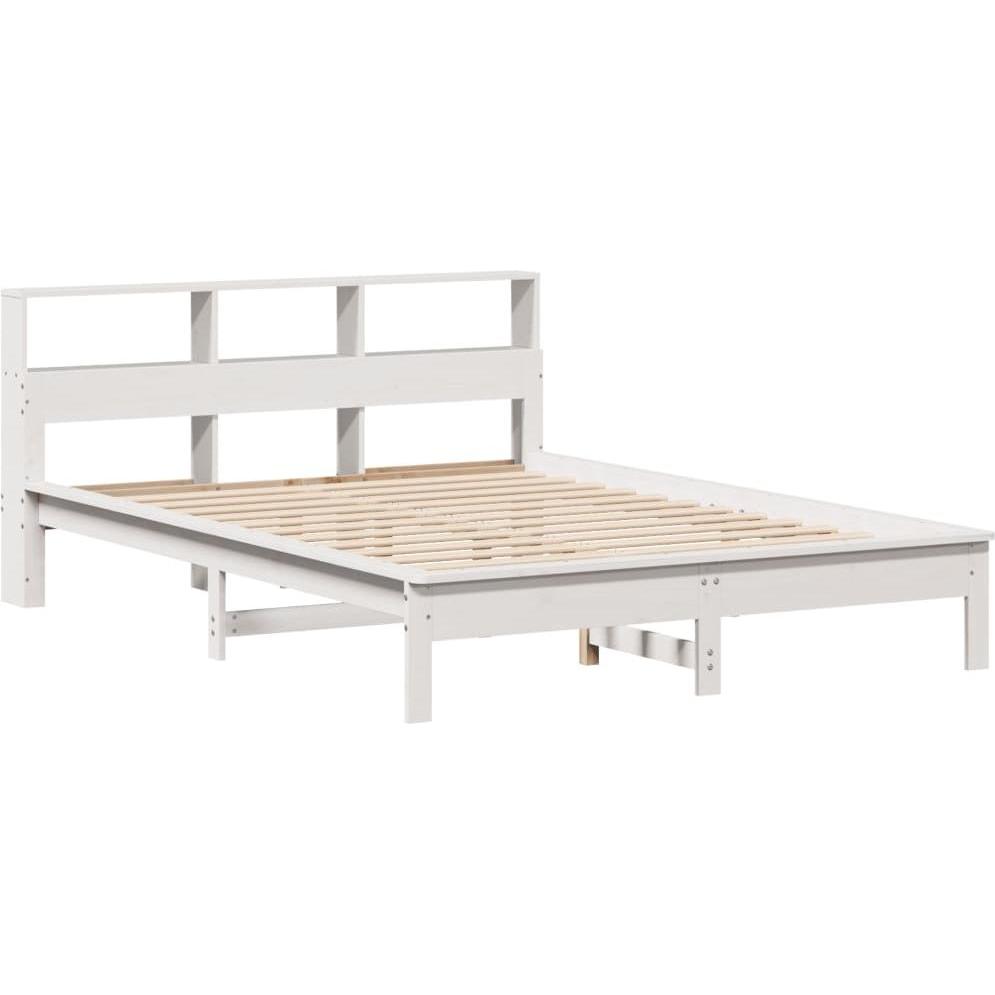 Thumbnail - VidaXL, Bett, Bett mit Regal ohne Matratze Kiefer (120 x 190 cm)