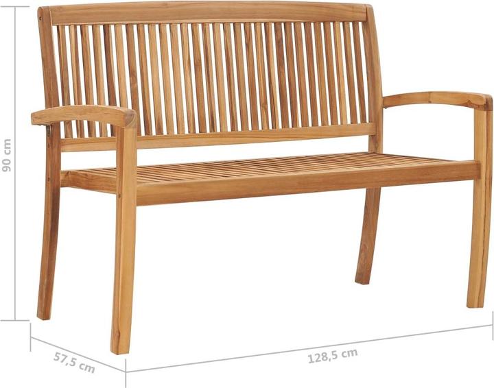 Actual product image vidaXL Garden bench