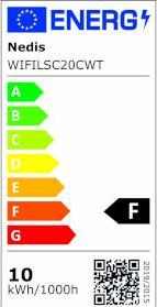 Energy Label Nedis SmartLife LED Strip Wi-Fi, 2m, IP20 - White (White, 200 cm, Indoor)