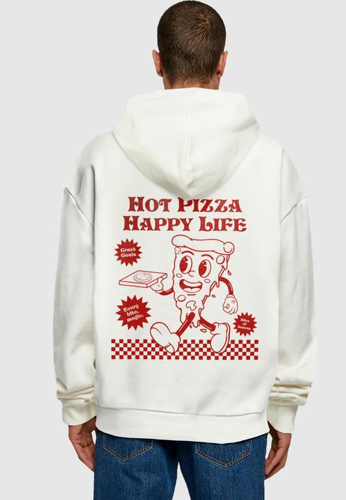 Produktbild Merchcode Hot Pizza Happy Life Hoody - 198529 (XXL)