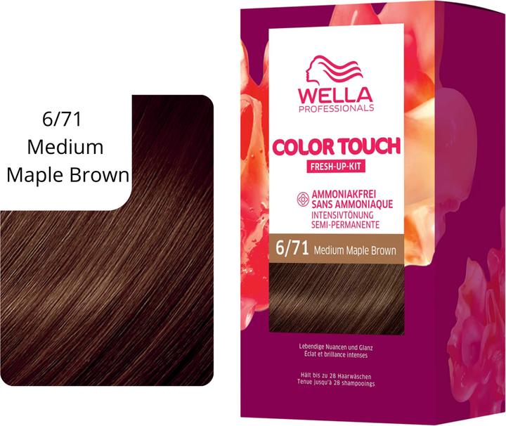 Immagine prodotto Wella Kit di rinfrescata del colore (6, 71 Marrone Acero Medio)
