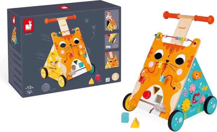 Produktbild Janod Multi-Aktivitätswagen Katze