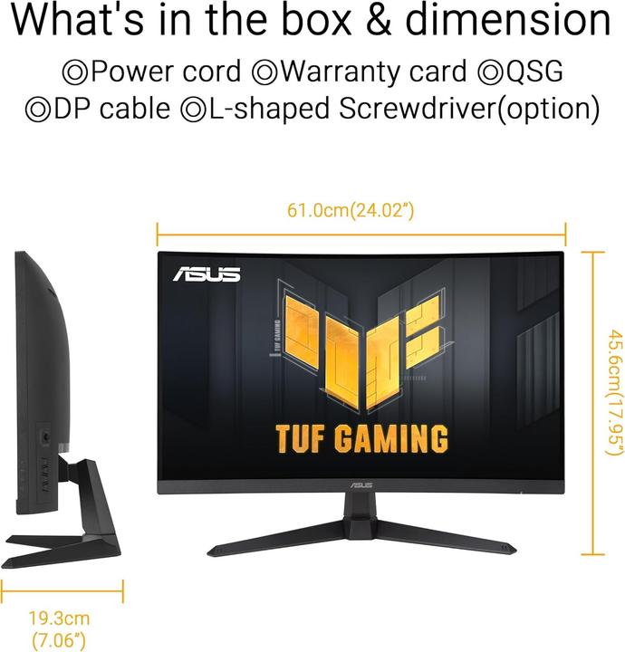 Image du produit ASUS TUF Gaming VG27VQM1B (1920 x 1080 pixels, 27")