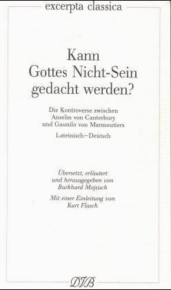 Produktbild Kann Gottes Nicht-sein gedacht werden? (Deutsch, Burkhard Mojsisch, 1999)