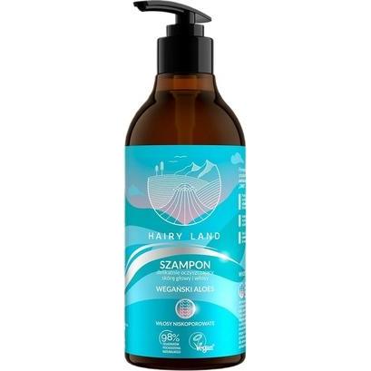 Greenini, Shampoo, Hairy Land Gentle Cleansing Shampoo For Low Porosity Hair Vegan Aloe 400ml (400 ml, Shampoo liquido)