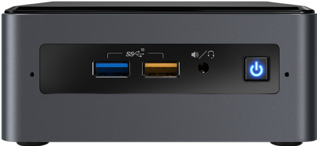 Actual product image Intel NUC 8 Performance (Intel Core i7-8650U)