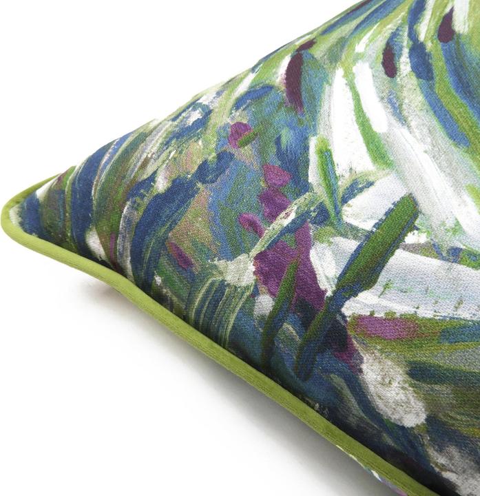 Image du produit Prestigious Textiles Housse de coussin Palmyra Tropical ornée de strass (55 x 55 cm)