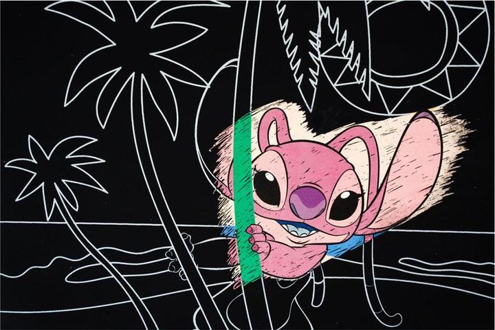 Actual product image Canenco Stitch-scratch art