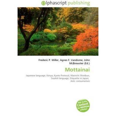 Mottainai, Sachbücher