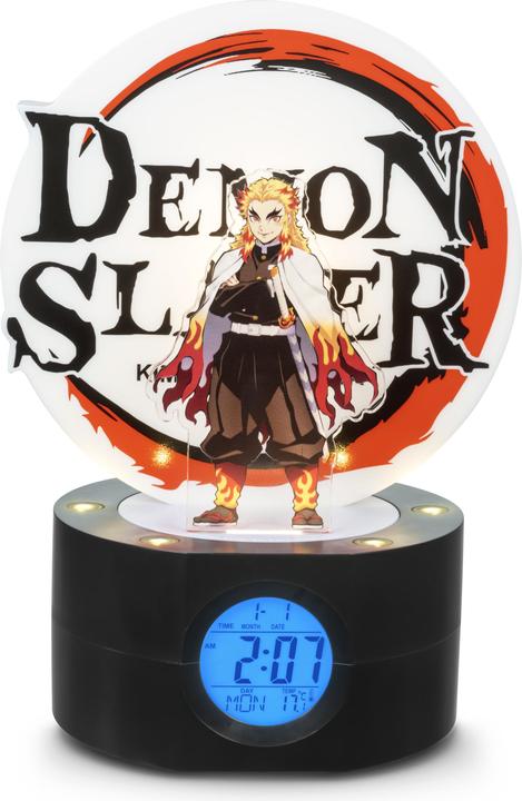 Actual product image Teknofun Demon Slayer: Kimetsu no Yaiba - Réveil et Lampe Kyôjurô Rengoku