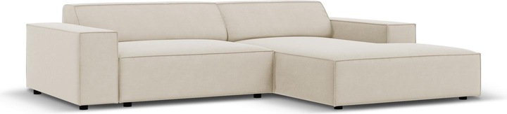 Actual product image Micadoni Velvet Modular Right Corner Sofa, "Jodie", 3 Seats, 224x166x70Made in Europe (Corner sofa)