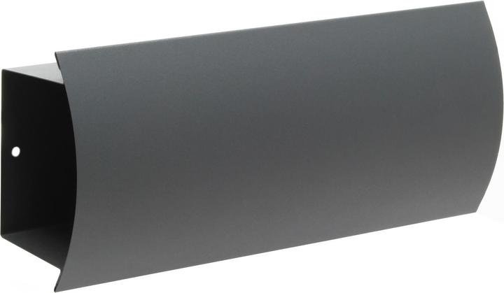 Image du produit Wiltec Boite à journaux Porte-Courrier Anthracite Rouleau journal V2 Compartiment Rangement Presse