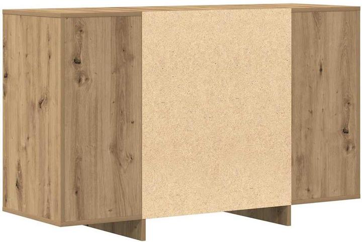 Actual product image vidaXL Sideboard solid wood oak Solid wood oak Sideboard rectangular (41 x 40.50 x 75 cm)