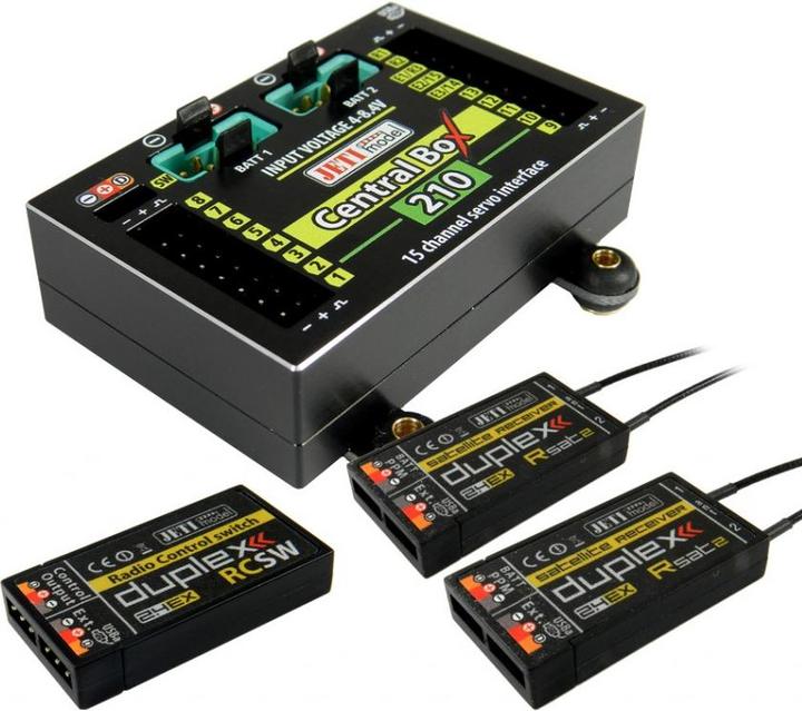 Image du produit Jeti Aiguillage sur batterie Central Box 210 + 2x Rsat2 + Magentic SW