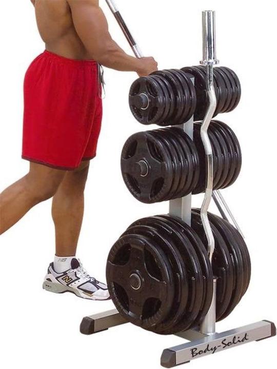 Produktbild Body-Solid Olympic Plate Tree & Bar Holder