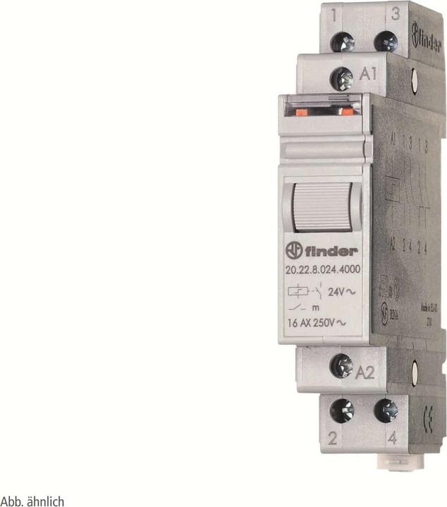 Actual product image Finder Power supply 230VAC 20.22.8.230.4000 series 20 for DIN rail 2S 16A 20.22.8.230.4000 (202282304000)