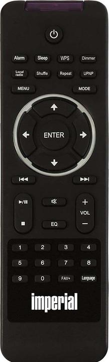 Produktbild Imperial S004870 - Remote control DABMAN series without CD drives (Gerätespezifische Fernbedienung)