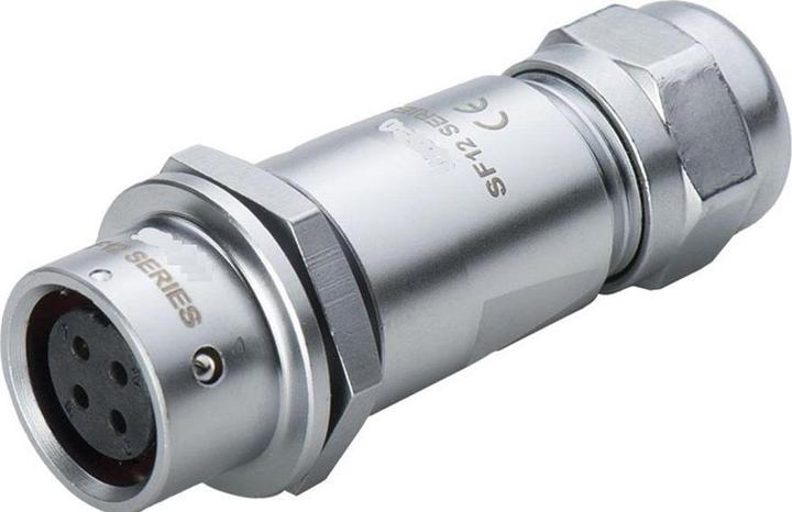 Produktbild RS PRO M12 4 Way In Line Push-Pull Cable Socket