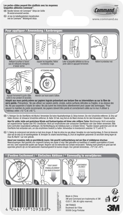 Produktbild Command Kabelhalter (Klettkabelbinder, 50.50 mm, 2 Stk.)