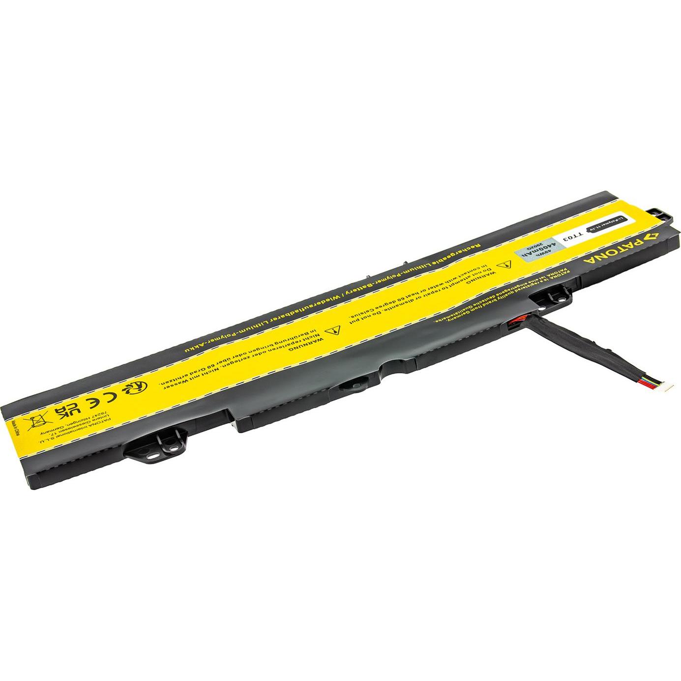 Patona 2902 (1 Cella, 4400 mAh), Batteria per notebook, Nero