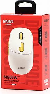 Produktbild Marvo M809W Maus schnurlos, weiss, 1600DPI (Kabellos)